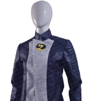  	Nora West Allen XS PU Leather The Flash Jacket