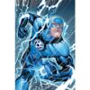  	The Flash Blackest Night Blue Leather Jacket