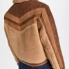  	Superman & Lois S03 Tayler Buck Sherpa Fur Leather Jacket