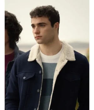  	Superman & Lois Michael Bishop S03 Wool Blue Jacket