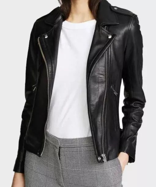 Superman and Lois Lane Biker Black Leather Jacket Superman and Lois Lane Biker Black Leather Jacket