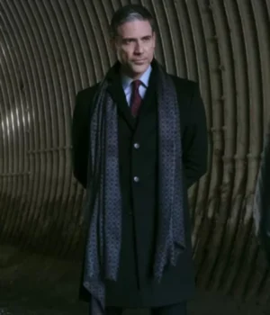  	Morgan Edge Superman and Lois Black Coat