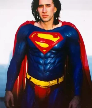  	Superman Nicolas Cage Full Blue Suit