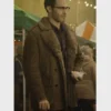  	Superman and Lois Clark Kent Brown Suede Shearling Fur Coat