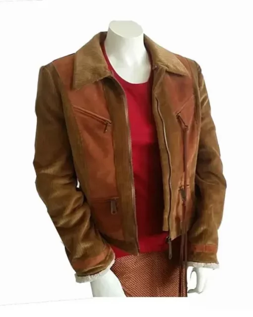 Superman and Lois Lana Lang Corduroy Sherpa Brown Jacket Superman and Lois Lana Lang Corduroy Sherpa Brown Jacket