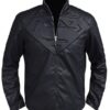  	Superman Smallville Black PU Leather Jacket