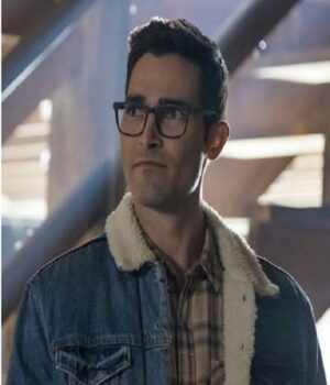  	Superman and Lois Clark Kent Denim Viscose Jacket