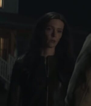  	Superman and Lois Lane Black Leather Jacket