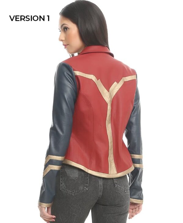 Wonder Woman Diana of Themyscira PU Leather Jacket Wonder Woman Diana of Themyscira PU Leather Jacket