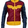  	Wonder Woman Princess Diana Leather Jacket