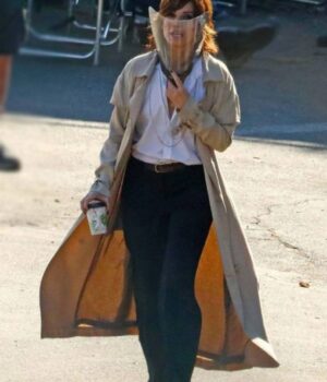  	Bullet Train Maria Beetle Beige Cotton Trench Coat