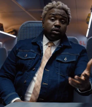  	Bullet Train Lemon Denim Navy Blue Jacket