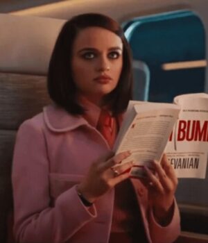  	Bullet Train Joey King Pink Women Wool Coat