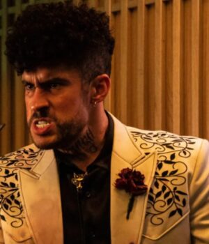  	Bullet Train Benito Antonio White Suiting Coat