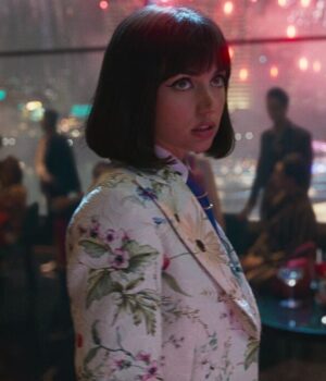  	Dani Miranda The Gray Man Womens Wool Printed Blazer