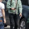  	The Gray Man Court Gentry Green Denim Trucker Jacket