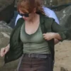  	Jurassic World Claire Dearing Notched Collar Cotton Jacket