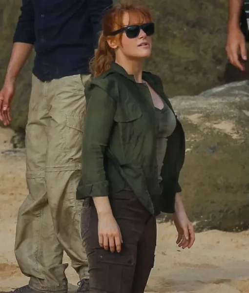 Jurassic World Claire Dearing Notched Collar Cotton Jacket Jurassic World Claire Dearing Notched Collar Cotton Jacket