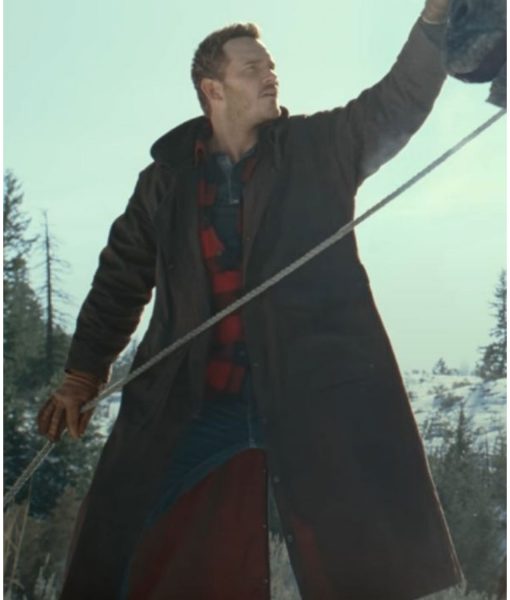Owen Grady Jurassic World Brown Trench Cotton Duster Coat Owen Grady Jurassic World Brown Trench Cotton Duster Coat