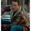  	Owen Grady Jurassic World Dominion Plaid Fur Jacket