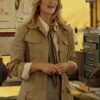  	Ellie Sattler Jurassic World Dominion Cotton Brown Long Coat