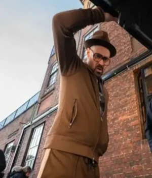  	The Gentlemen Colin Farrell Cotton Brown Bomber Jacket