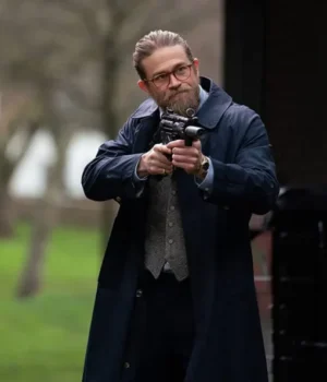  	The Gentlemen Charlie Hunnam Long Trench Coat