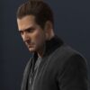  	Video Game Uncharted Rafe Adler Black Wool Jacket