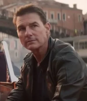  	Mission Impossible Reckoning Ethan Hunt Black Leather Jacket