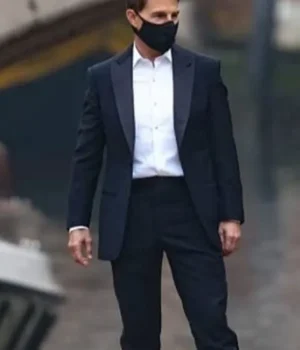  	Tom Cruise Mission Impossible Black Blazer Suiting Coat