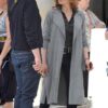  	Rebecca Ferguson Mission Impossible Gray Trench Coat