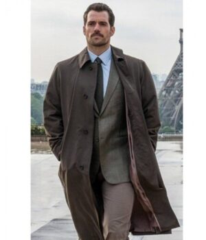  	Mission Impossible Henry Cavill Fallout Trench Coat