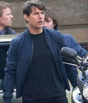  	Tom Cruise Mission Impossible 6 Blue Cotton Jacket