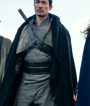  	The Wheel Of Time Daniel Henney Blue Wool Long Coat