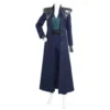  	The Wheel Of Time Rosamund Pike Blue Long Coat
