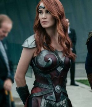  	The Boys Queen Maeve PU Leather Corset