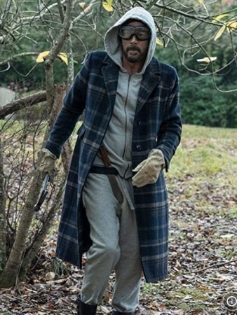 Jeffrey Dean Morgan The Walking Dead Season Plaid Coat Jeffrey Dean Morgan The Walking Dead Season Plaid Coat