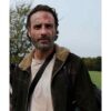  	The Walking Dead 5 Rick Grimes Suede Leather Jacket