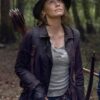  	The Walking Dead S10 Lauren Cohan Brown Cotton Jacket
