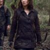  	The Walking Dead S10 Lauren Cohan Brown Cotton Jacket