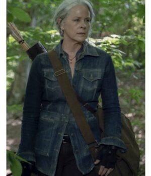  	The Walking Dead S10 Carol Peletier Blue Denim Jacket