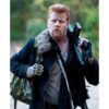  	The Walking Dead Abraham Ford Black Wool Jacket