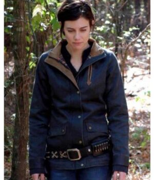  	The Walking Dead S08 Maggie Greene Blue Denim Jacket