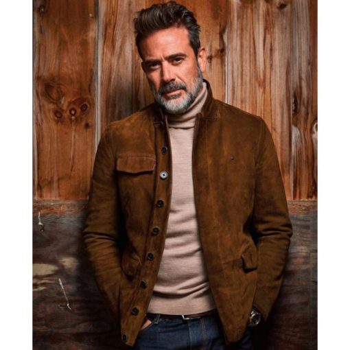 The Walking Dead Negan Smith Brown Suede Leather Jacket The Walking Dead Negan Smith Brown Suede Leather Jacket