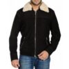  	The Walking Dead Rick Grimes Suede Leather Jacket