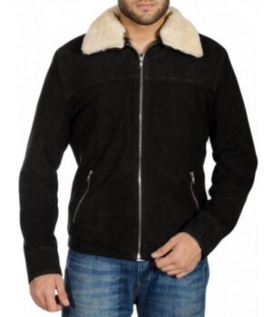  	The Walking Dead Rick Grimes Suede Leather Jacket