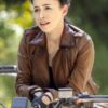  	The Walking Dead Rosita Espinosa Biker Jacket