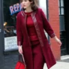  	The Marvelous Mrs. Maisel Miriam Midge S04 Maroon Coat
