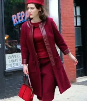  	The Marvelous Mrs. Maisel Miriam Midge S04 Maroon Coat