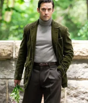  	The Marvelous Mrs. Maisel Milo Ventimiglia Green Cord Blazer